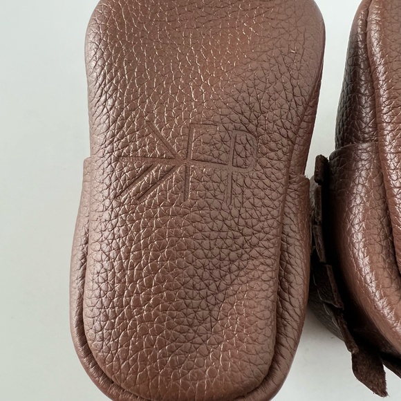 Freshly Picked Moccasin Baby Shoe in Brown size 1 - Picture 7 of 9